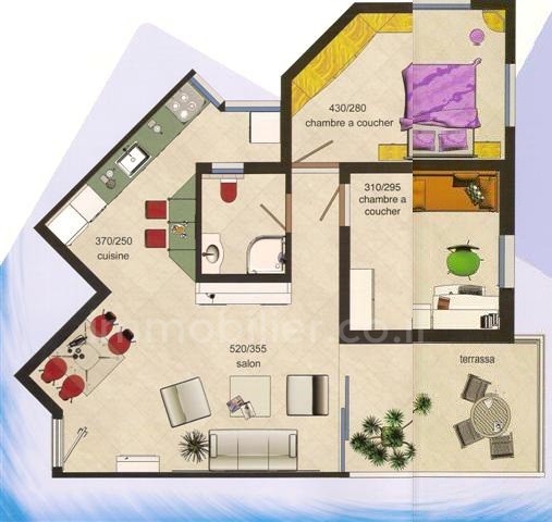 Appartement 3 pièces Ashdod Youd Alef 15-IBL-2801