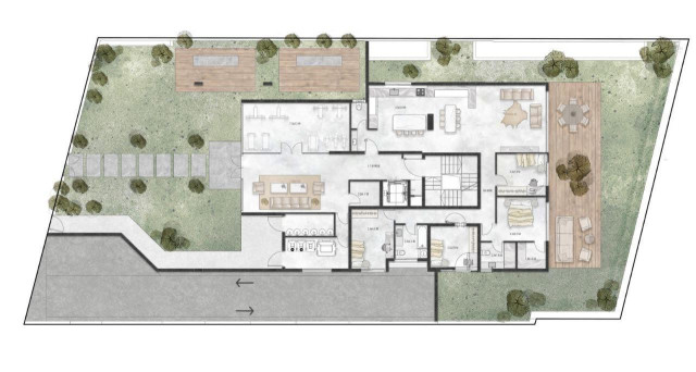 Projeto novo Apartamento garden Netanya