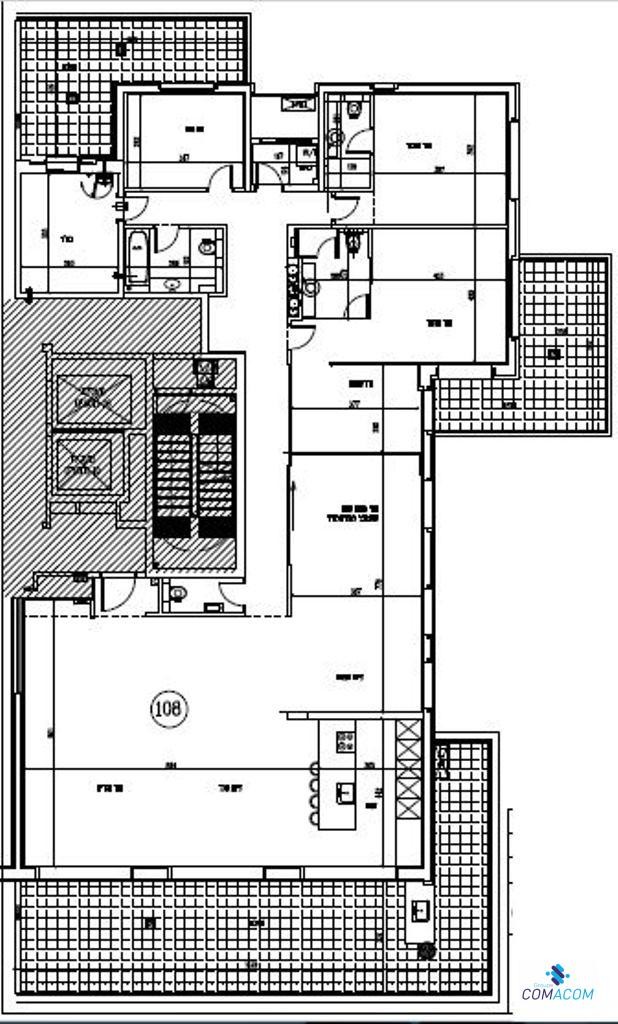 Mini-Penthouse 5.5 pièces Ashdod City 511-IBL-1097