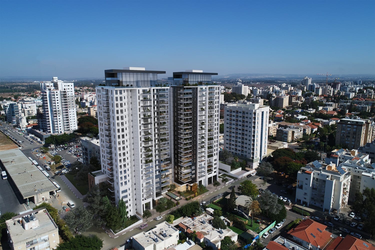 Apartamento 4 cômodos  Hadera Centro da cidade 513-IBL-80