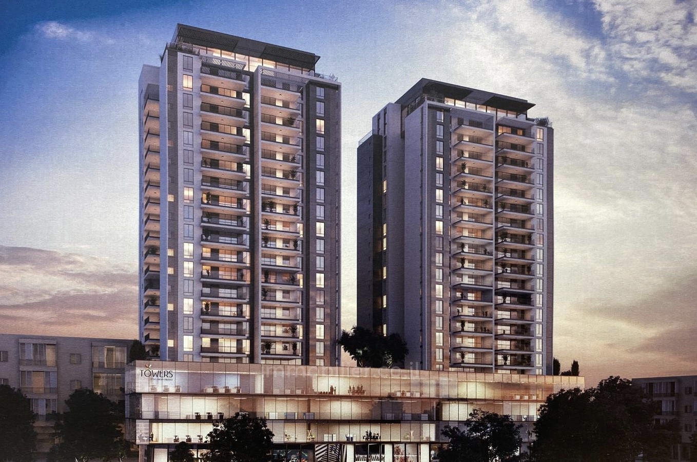 Apartamento 4 cômodos  Hadera Centro da cidade 513-IBL-80