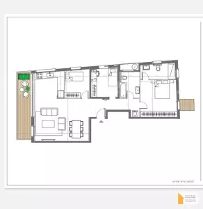 Apartment 4 rooms Tel Aviv City center