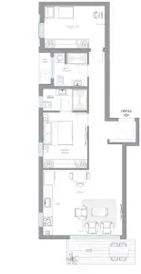 Departamento 3 habitaciones Tel Aviv Dizengof