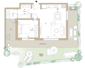 Proyecto nuevo Departamento Jerusalén