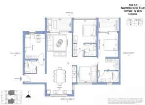 Departamento 4 habitaciones Tel Aviv Lev Tel-Aviv