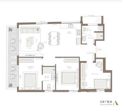 עם מרפסת,ברחוב שקט,סטנדרטים גבוהים,קרוב לים,פרוייקט איכותי