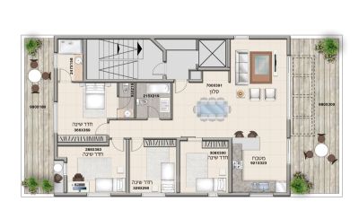 Projet - Penthouse - Rue Calme - Old North