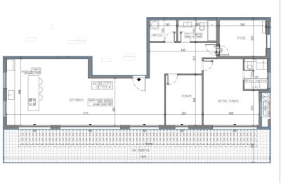 פנטהאוז 4 חדרים במפלס אחד במתחם בזל