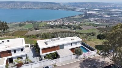 ?? Luxury villa on the cliff: Panoramic views 500m above the Sea of ??Galilee (Kineret)