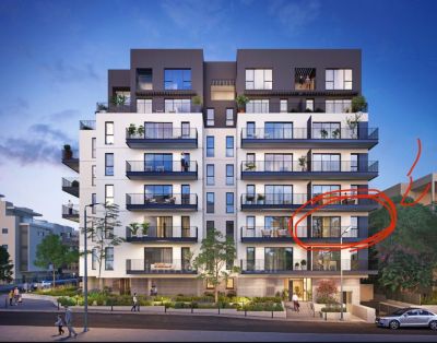 דירת 5 חדרים מעולה בפרויקט חדש ברחוב לואי מרשל ליד כיכר מילאנו