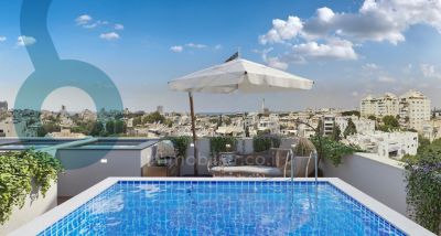 Penthouse de rêve au coeur du vieux nord de TLV, 5 pièces + balcon + toit privatif avec piscine et vue imprenable - Une expérience unique