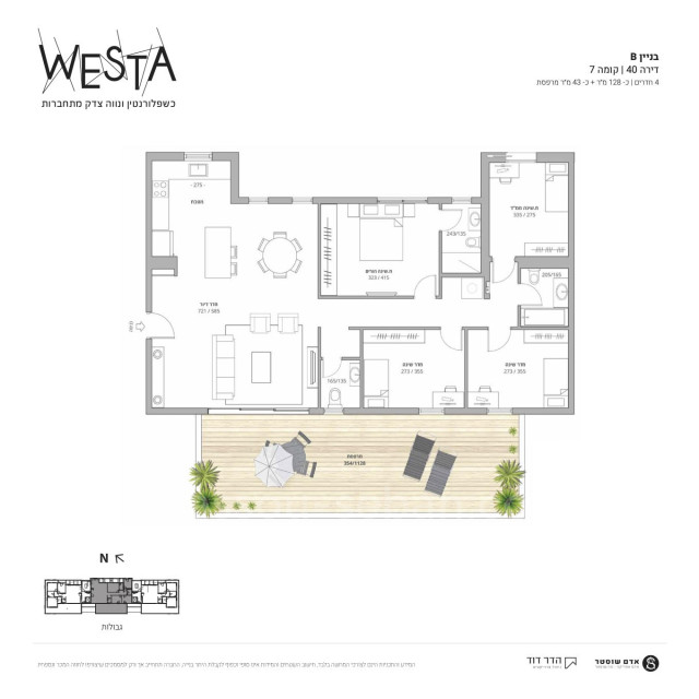 Nuovo progetto Attico Tel Aviv