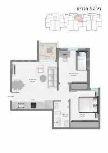 Appartamento 3 stanze Ashdod Alef