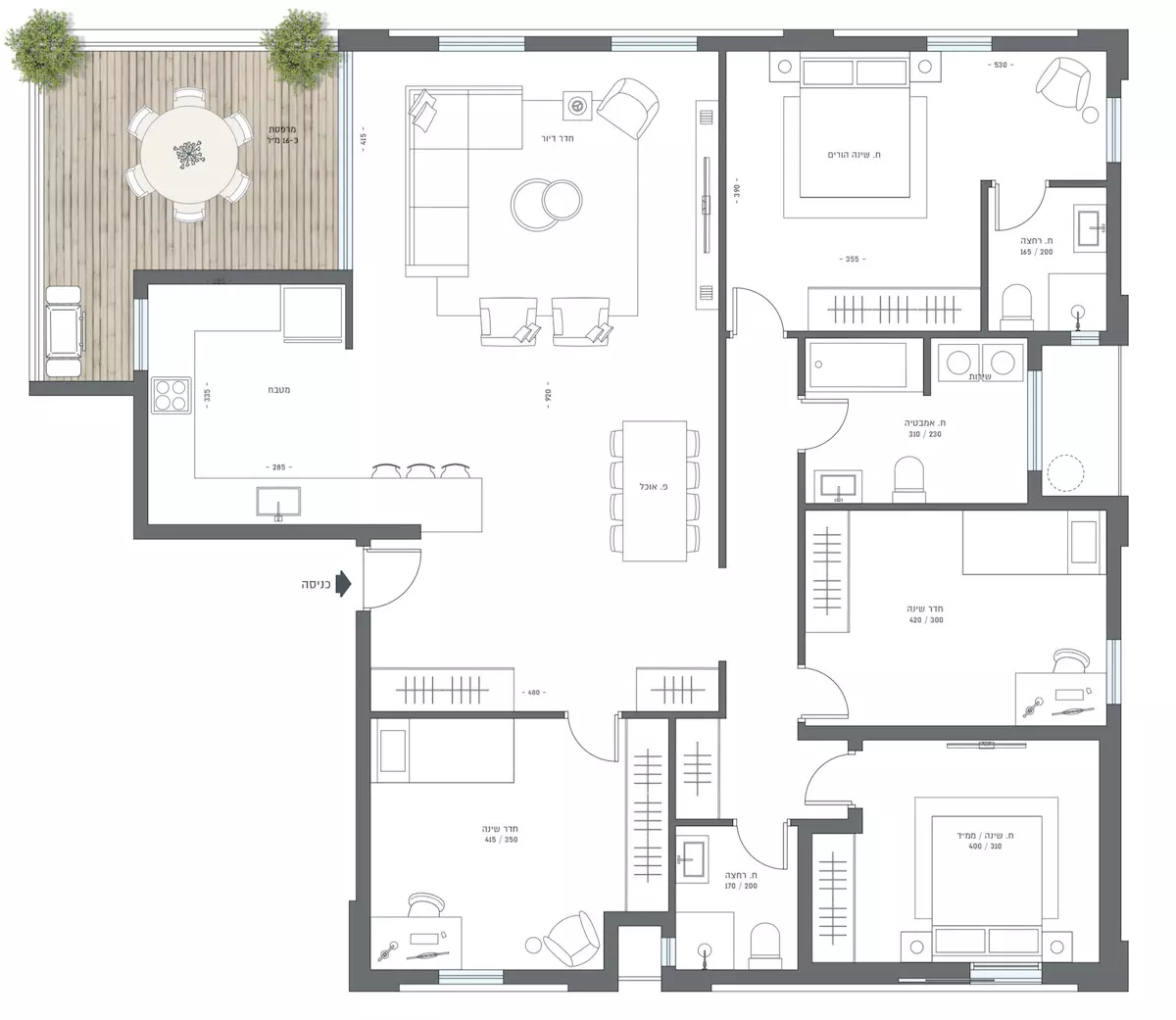 Appartamento 5 stanze Ashdod Dalet 210-IBL-1980