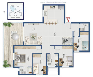 Nuovo progetto Mini attico Ashdod