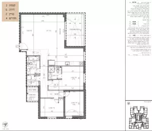 Appartamento 4 stanze Ashdod Shimon Peres