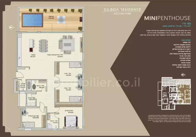 Mini attico 5 stanze Tel Aviv Ramat Aviv
