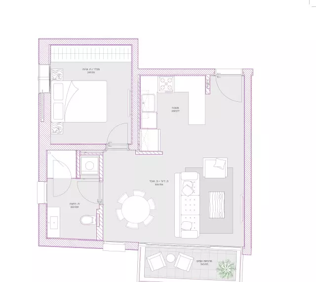 Appartamento 2 stanze Tel Aviv Florentine