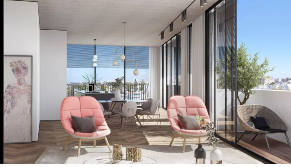 Attico 4 stanze Tel Aviv Lev Tel-Aviv 342-IBL-6626