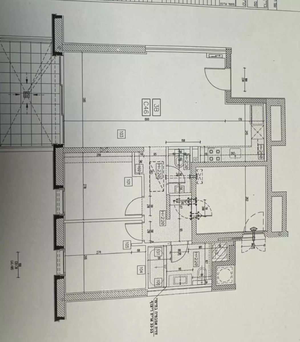 Appartamento 3.5 stanze Tel Aviv Sarona 342-IBL-6737
