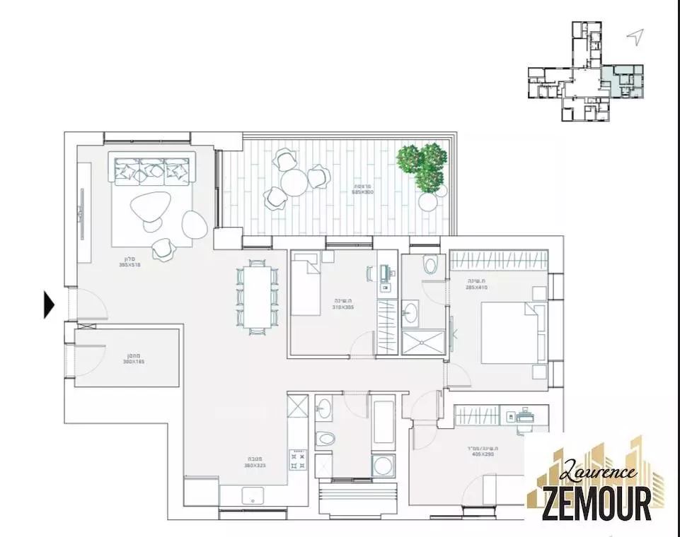 Appartamento 4 stanze Ramat Gan Ramat gan 60-IBL-1233