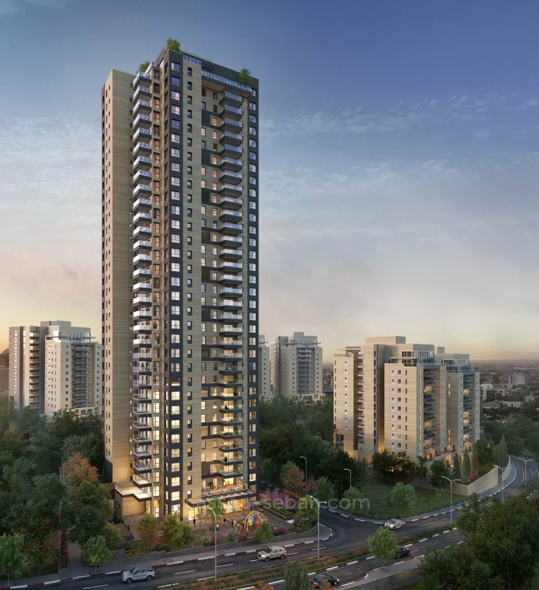 Apartamento 3 cômodos Jerusalém Holyland 144-IBL-577