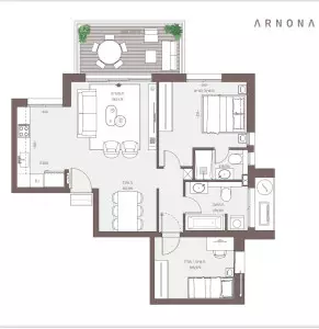 Departamento 3 habitaciones Jerusalén Arnona