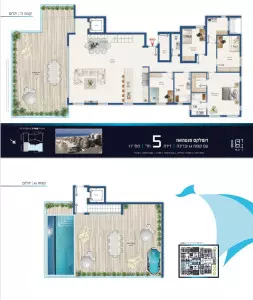 Penthouse 5 habitaciones Ashdod Marina