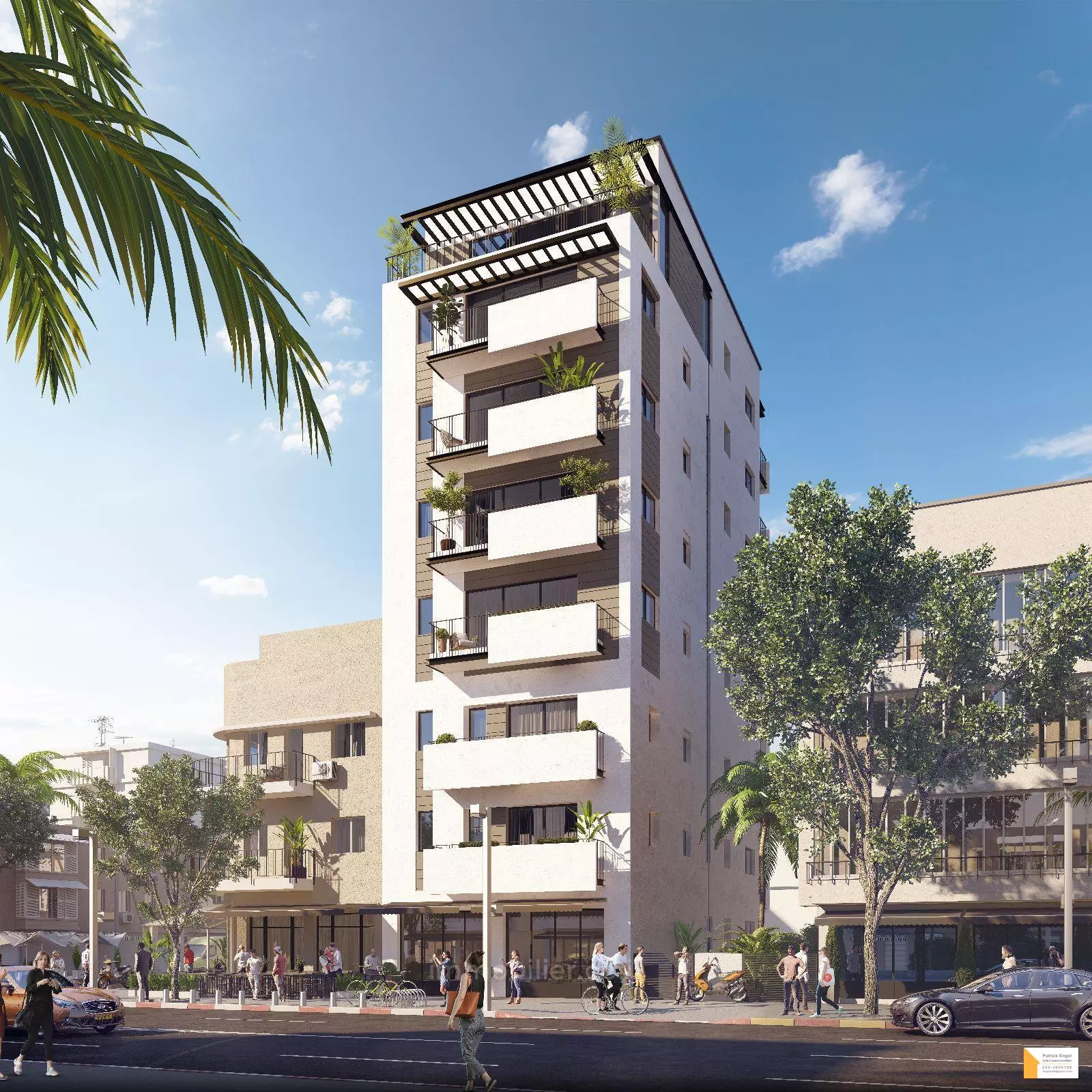 Квартира 3 комнат Tel Aviv Bazel 232-IBL-3721