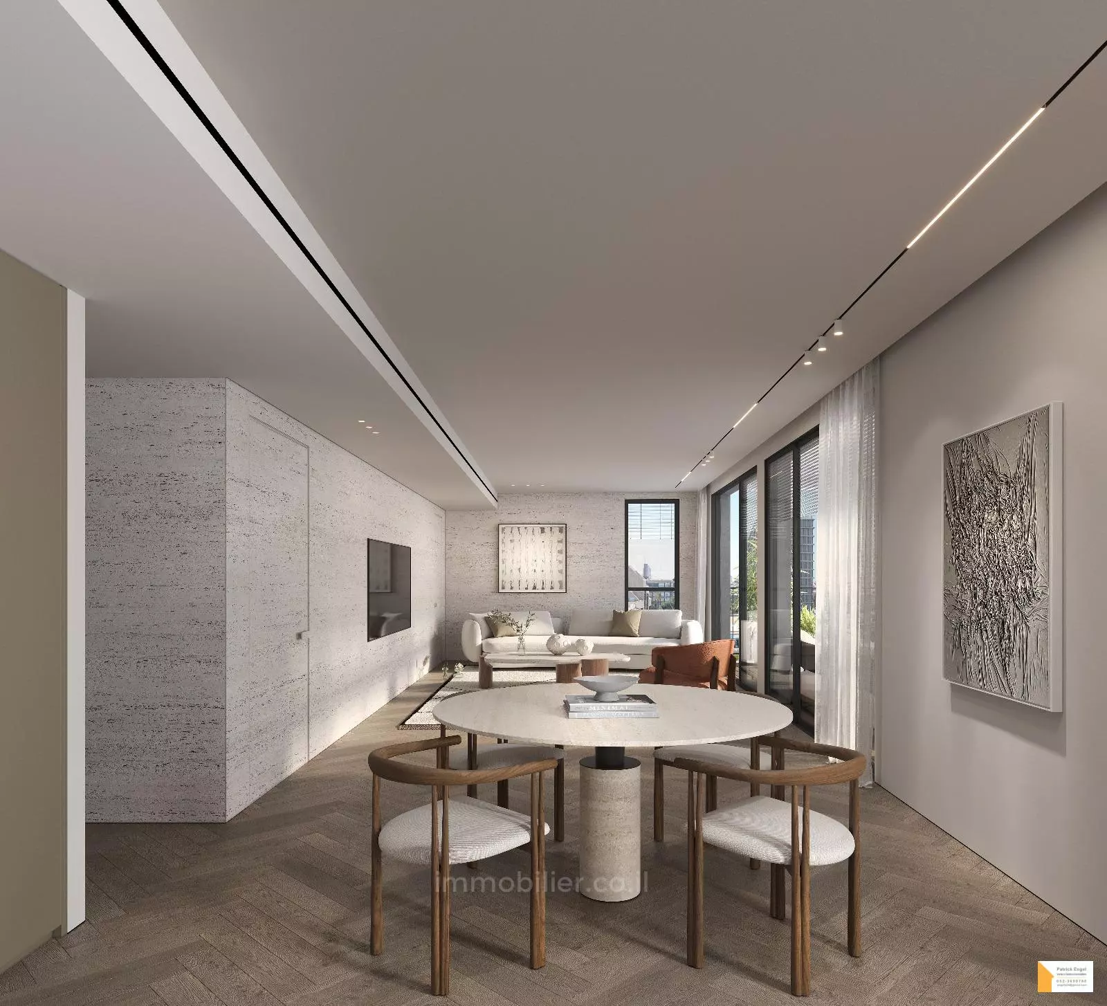 Пентхаус 4 комнат Tel Aviv Центр города 232-IBL-3786