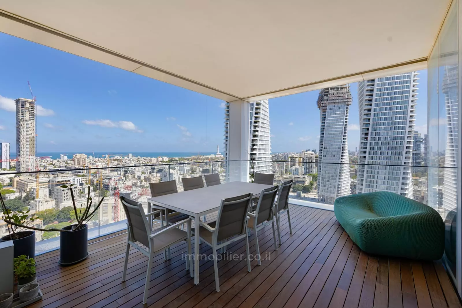 Cobertura 4.5 cômodos Tel Aviv Centro da cidade 232-IBL-3942