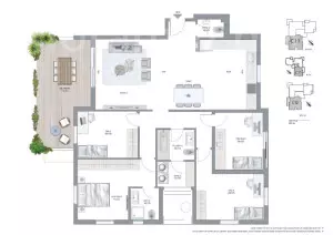 Apartment 3 rooms Ashkelon Agamim