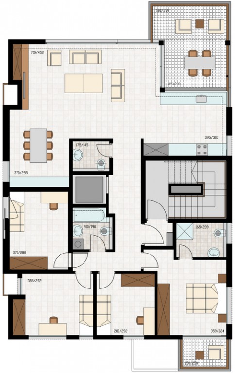 Apartment 4.5 Rooms Tel Aviv Rothshild 291-IBL-418
