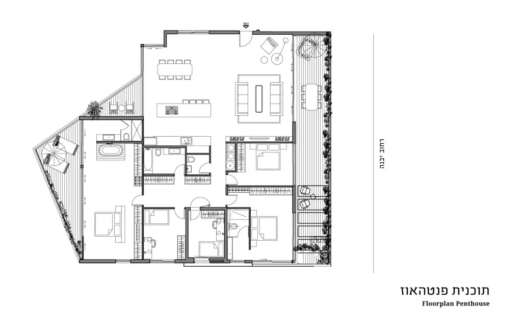 פנטהאוז 6 חדרים תל אביב רוטשילד 291-IBL-496