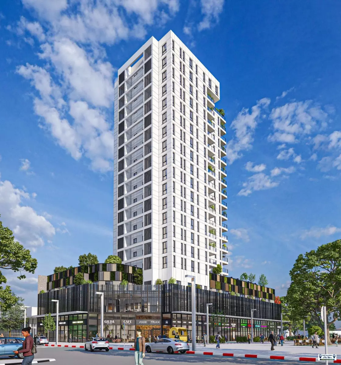 דירה 4 חדרים נתניה כיכר 316-IBL-1387