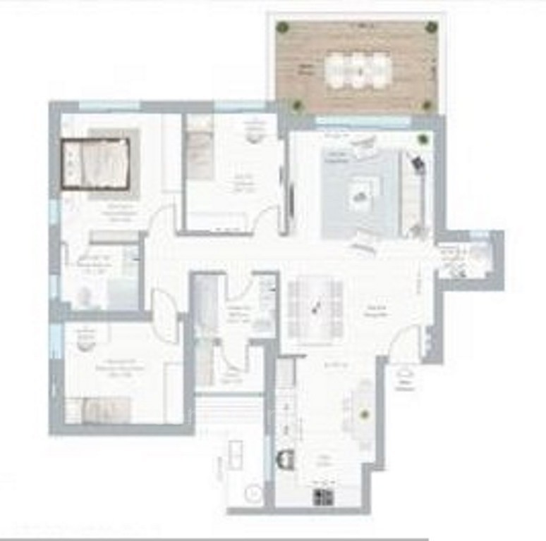 Appartement 4 pièces Netanya Centre Ville 342-IBL-6190