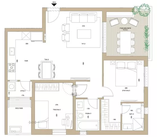 דירה 2 חדרים ירושלים ארנונה 342-IBL-6773