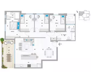 דירה 3 חדרים בת ים בת ים