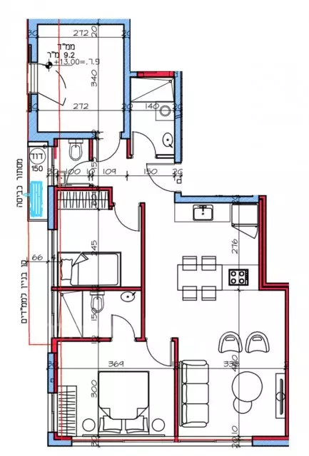 Apartamento 3.5 cômodos Tel Aviv Habima