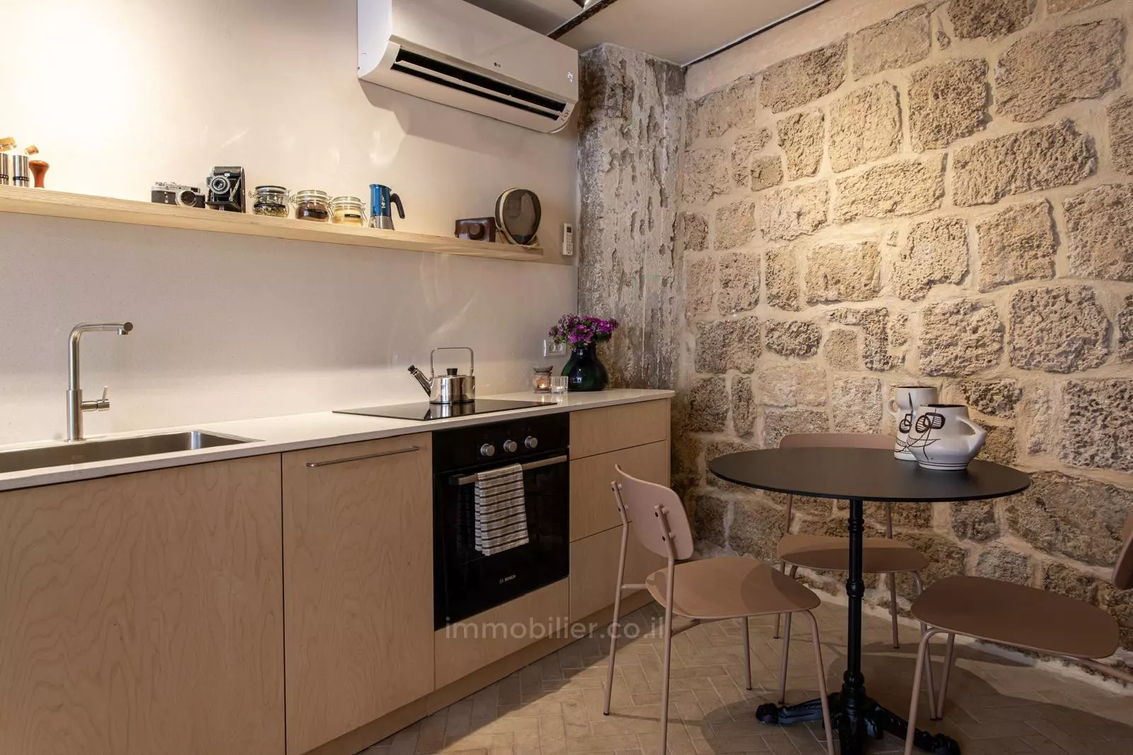 Duplex 2 cômodos Tel Aviv Cidade antiga de Jaffa 457-IBL-1387