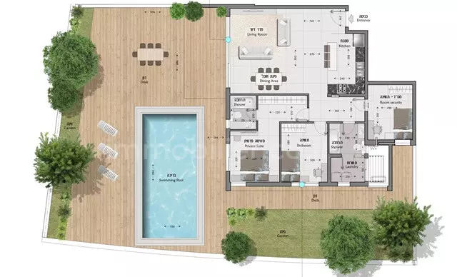 דירה 4 חדרים אשדוד מרינה 511-IBL-1432