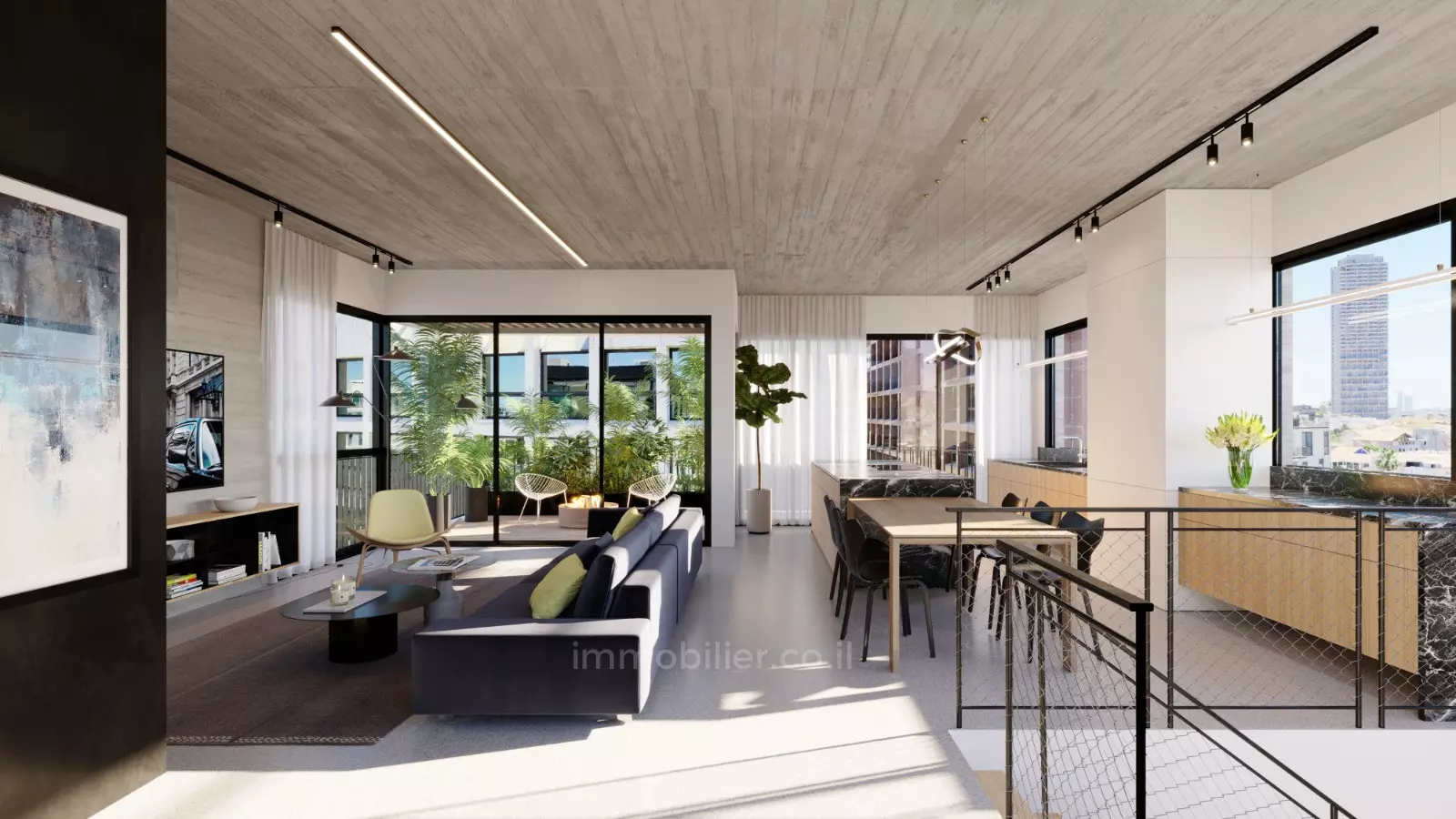 פנטהאוז 5 חדרים תל אביב נווה צדק 511-IBL-1634