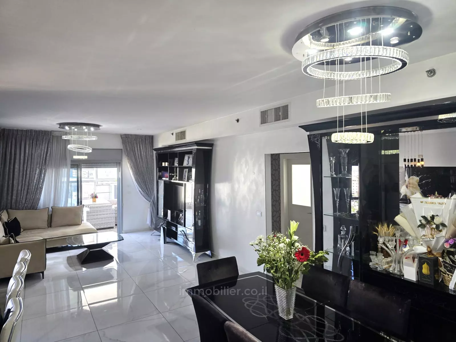 Apartamento 4 cômodos Ashdod Mar 511-IBL-1793