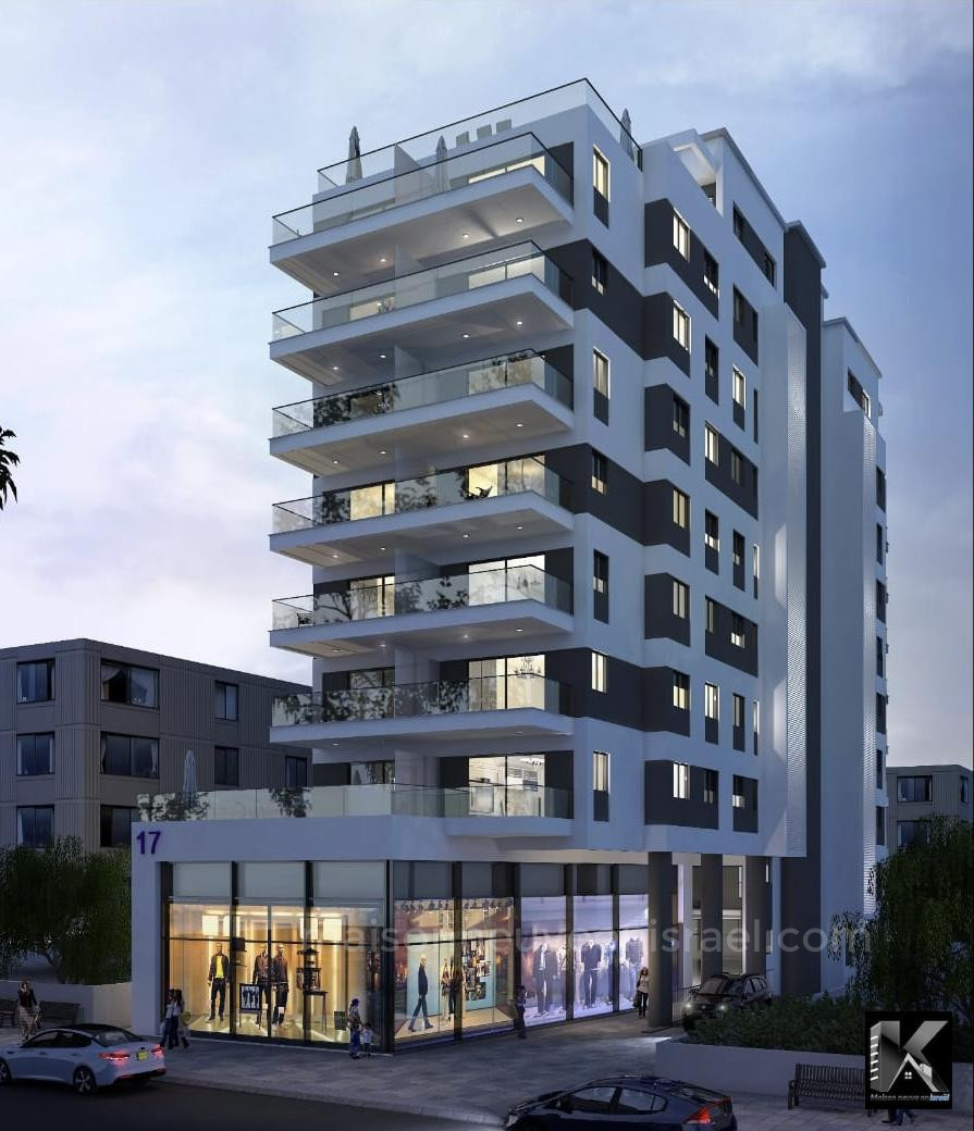 Apartamento 3 cômodos  Netanya Centro da cidade 513-IBL-165