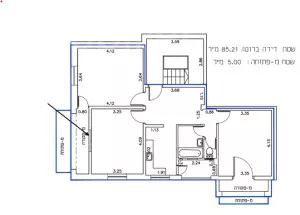 Planta baja 3.5 habitaciones Jerusalén Kiryat Moshe