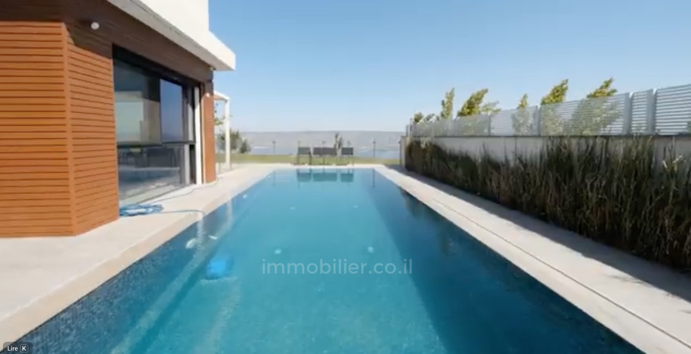 Dzielnica mieszkaniowa villa de luxe sur la falaise vue panoramique a 500m au dessus de la mer de galilee kineret