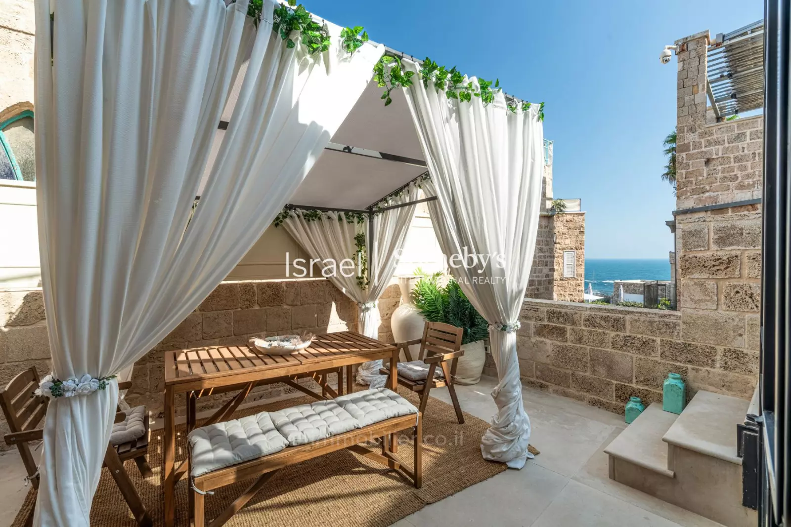 Livello del giardino 4 stanze Tel Aviv Yafo centro storico 651-IBL-61