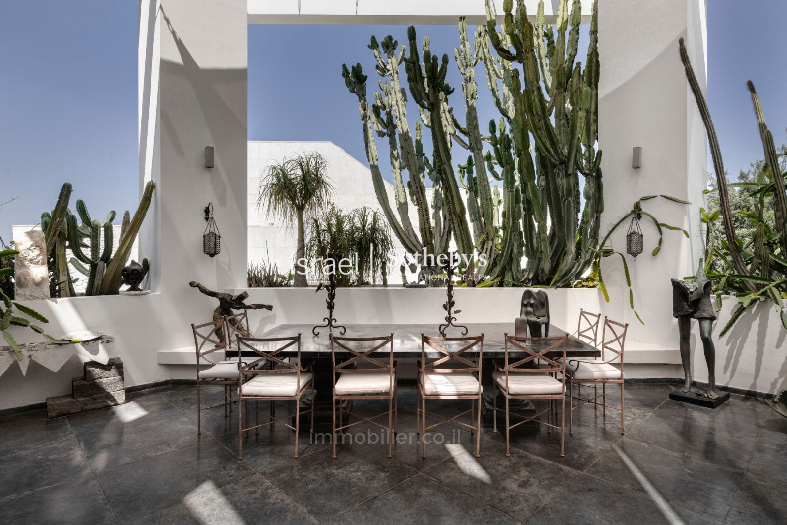 Dzielnica mieszkaniowa Appartement duplex concu architecturalement a tel aviv nord