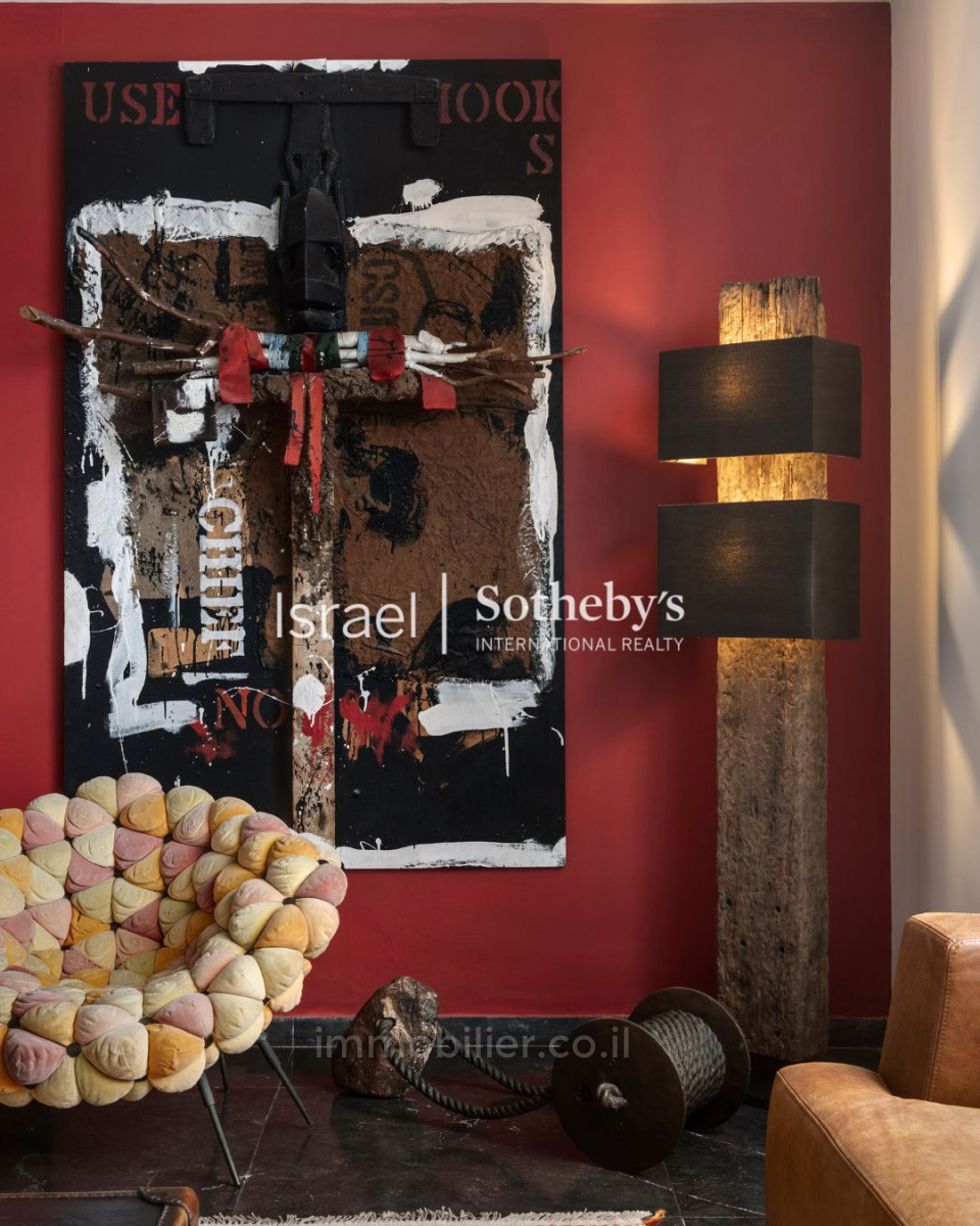 Dzielnica mieszkaniowa Appartement duplex concu architecturalement a tel aviv nord