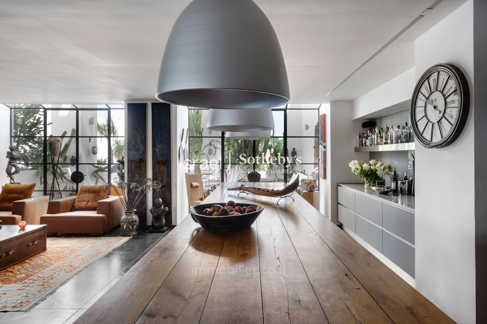 Dzielnica mieszkaniowa Appartement duplex concu architecturalement a tel aviv nord